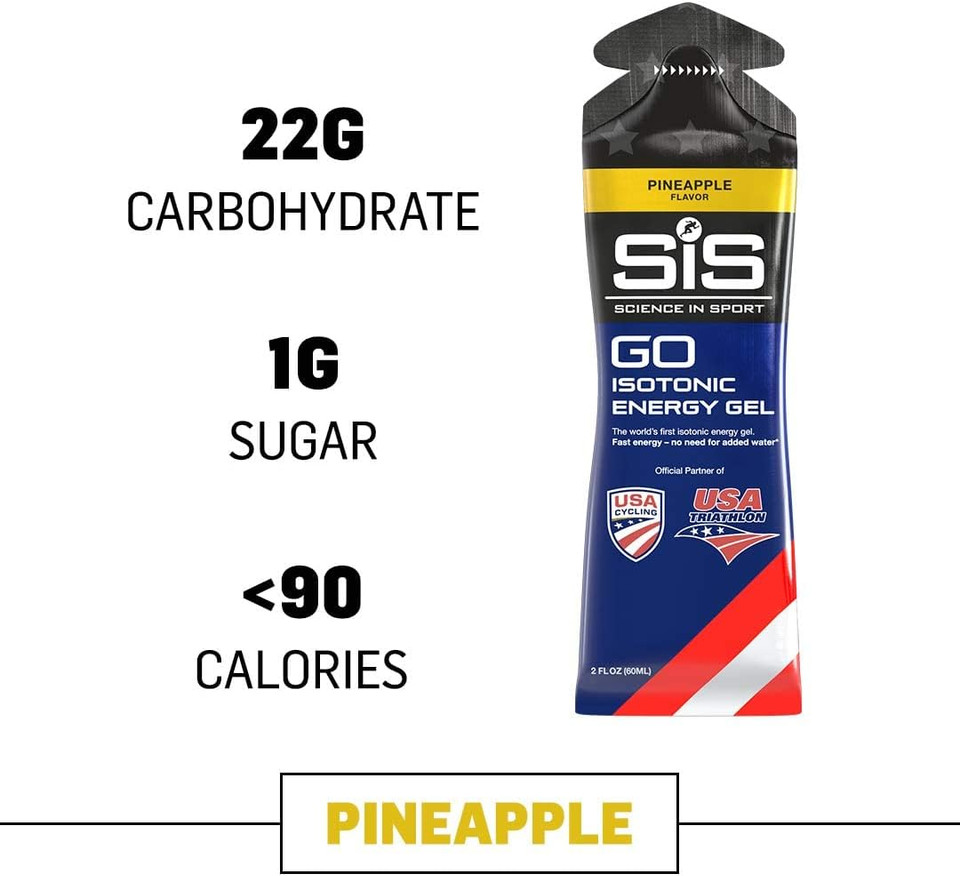 SCIENCE IN SPORT Isotonic Energy Gels, 22g Fast Acting Carbohydrates, Performance & Endurance Sport Nutrition for Athletes, Energy Gels for Running, Cycling, Triathlon