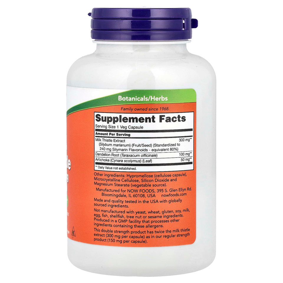 NOW Foods, Milk Thistle Extract, 300 mg