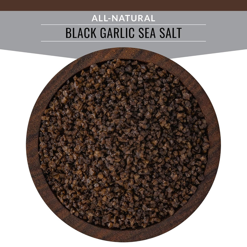 Artisan Salt Company Fusion Naturally Flavored Black Garlic Sea Salt, Zip-Top Pouch, 4 Ounce