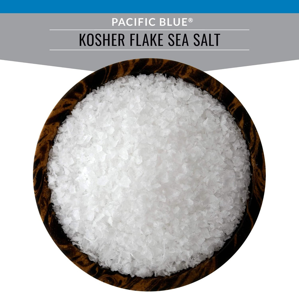 Saltworks Artisan Salt Company Pacific Blue Kosher Flake, Sea Salt, 3 Oz