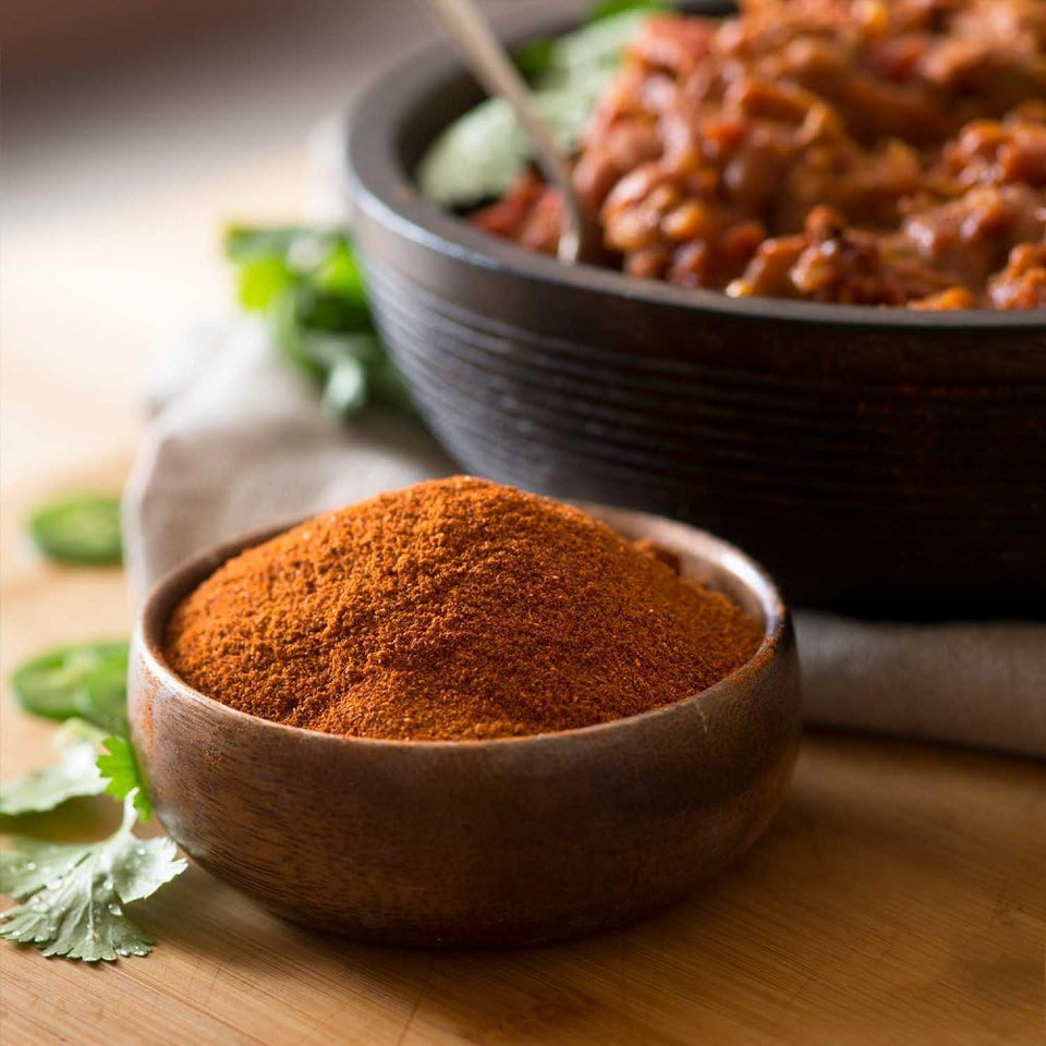 Frontier Co-Op Organic Chili Powder Seasoning, 1 Pound, Mild To Moderatly Spicy, Sweet, Tangy, Zesty, Kosher, Salt Freelimited Edition