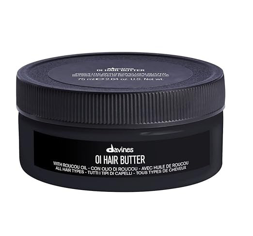Davines OI Hair Butter, Deeply Nourishing Antioxidant Mask for All Hair Types - Hydrating Treatment Controls Frizz & Adds Instant Shine with Roucou Oil - Restores Softness & Body