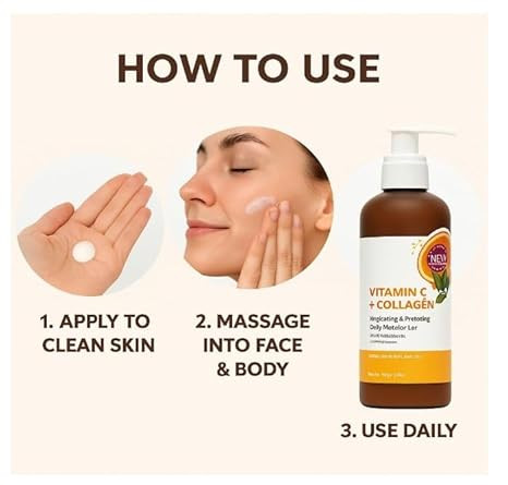 "By Nature From New Zealand Vitamin C & Collagen Daily Moisturizer for Dry Skin "