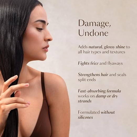 VEGAMOUR HYDR-8 Weightless Repair Oil | Strengthens, Smooths and Adds Shine with Marula Oil and Vitamin C | For All Hair Types | Formulated Without Silicones, Vegan and Cruelty-Free