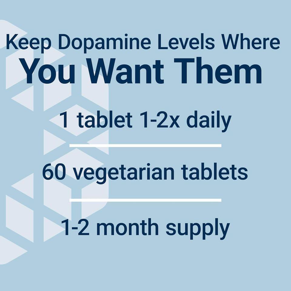 Life Extension Dopa-Mind™, Dopamine Support Supplement, Supports Cognitive Performance, Healthy Dopamine Production, Gluten-Free, Non-GMO, Vegetarian, 60 Tablets