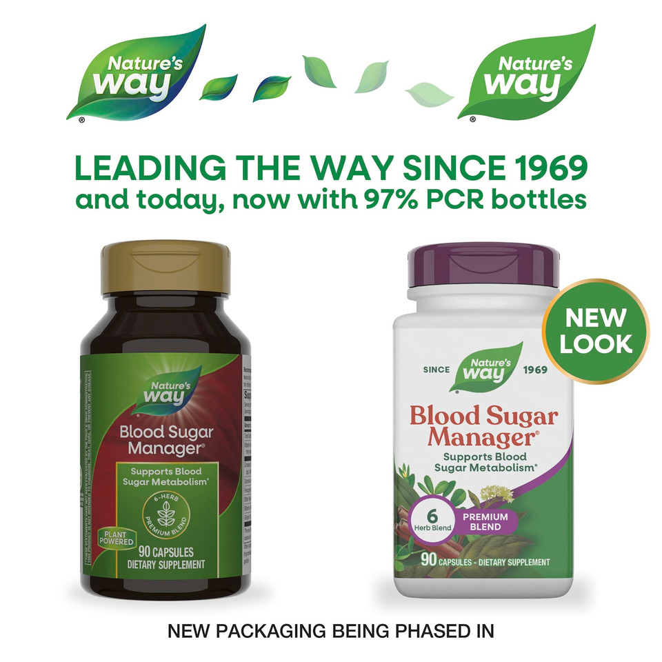 Nature's Way, Blood Sugar Manager®, 90 Capsules