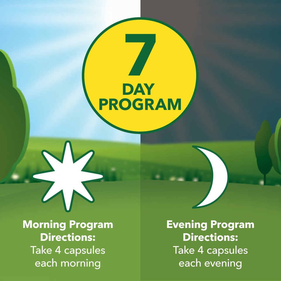 NaturesPlus, Candida Cleanse, 7 Day Program, 2 Bottles, 28 Capsules Each