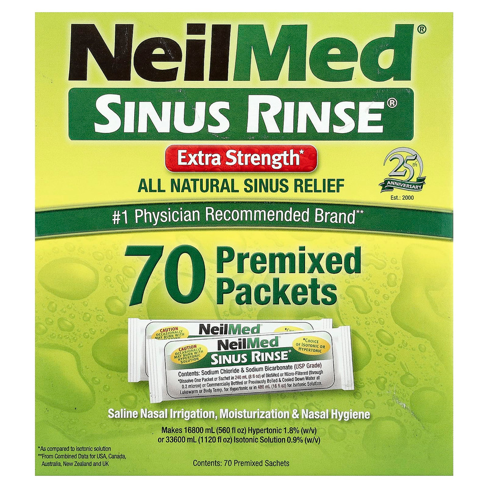 NeilMed, Sinus Rinse®, 70 Premixed Packets