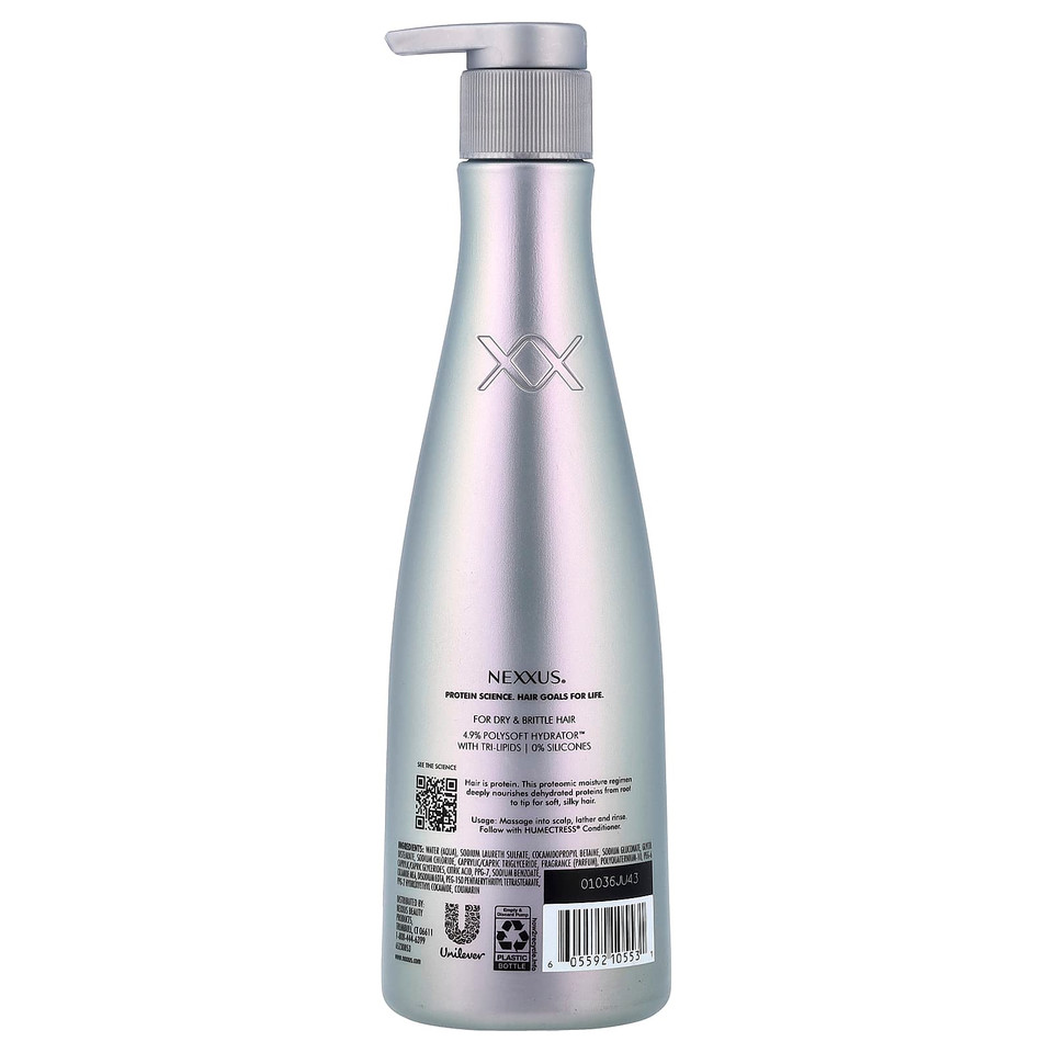 Nexxus, Therappe® Moisture Shampoo, For Dry, Brittle Hair, 13.5 fl oz (400 ml)