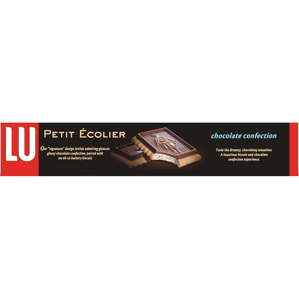 "Lu Petit Ecolier European Milk Chocolate Biscuit Cookies, 5.3 oz "