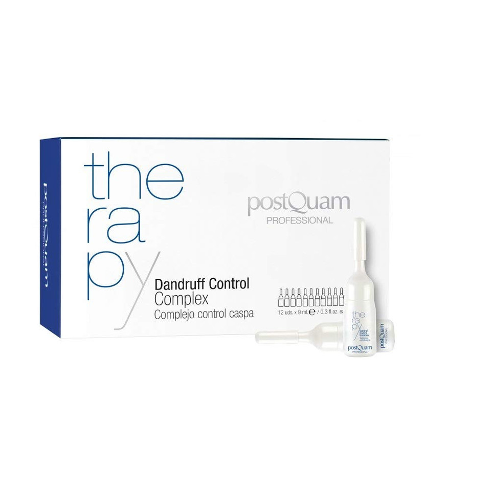 Postquam Professional Dandruff Control Complex 12 Vials - Beauty & Personal Care - Ideal - Daily Use - Personal & Hair Care - All Types Of Hair - No More Dandruff