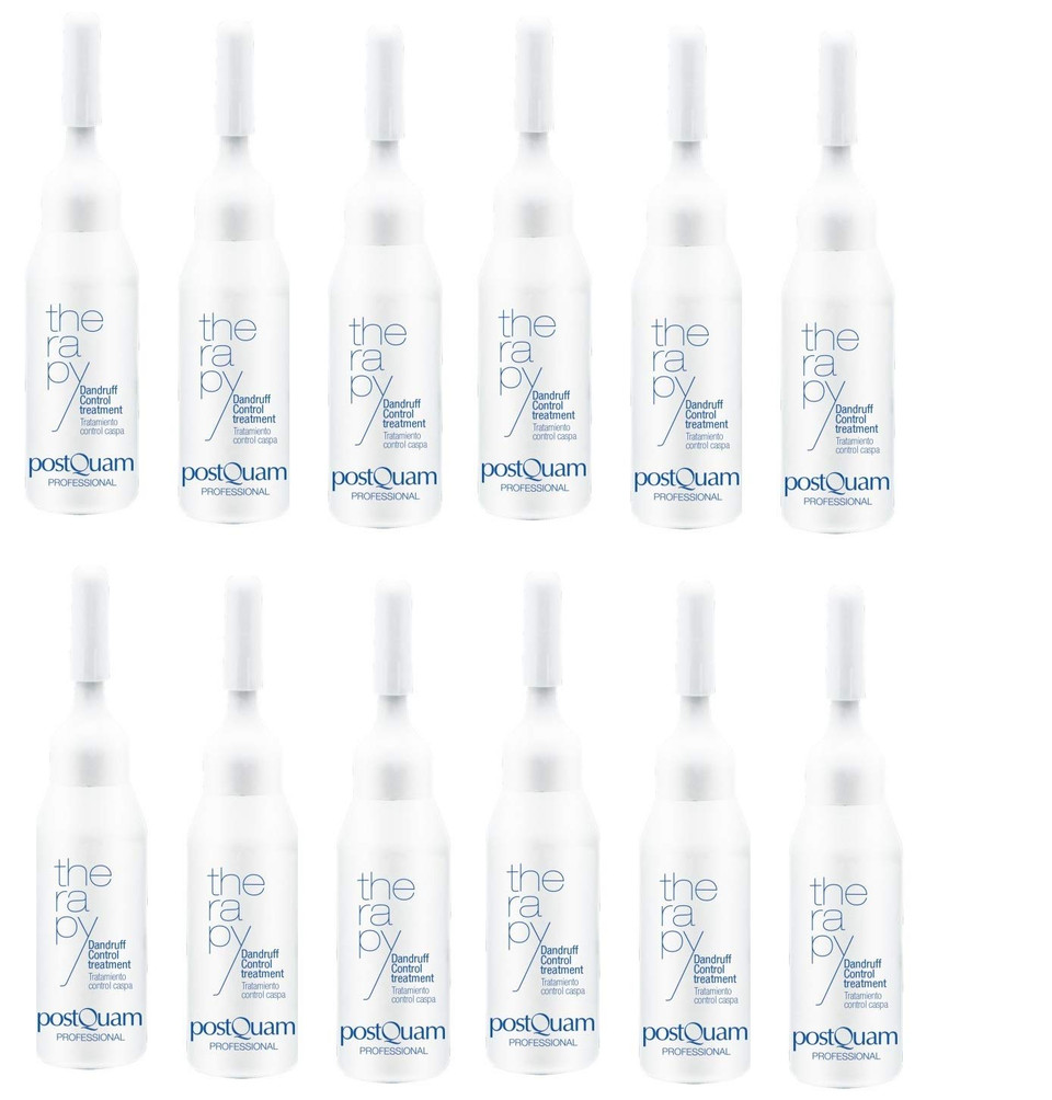 Postquam Professional Dandruff Control Complex 12 Vials - Beauty & Personal Care - Ideal - Daily Use - Personal & Hair Care - All Types Of Hair - No More Dandruff