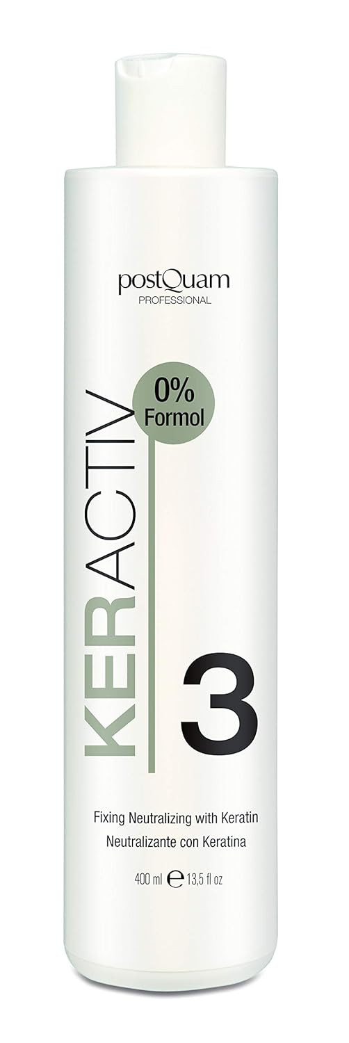 Postquam Professional With Keratin 400Ml  Hair Care  Spanish Beauty - Fixes The Shape Of Hair - Easy To Apply  Shine - All Thair Types  Beautyfull Hair - Active Ingrdients