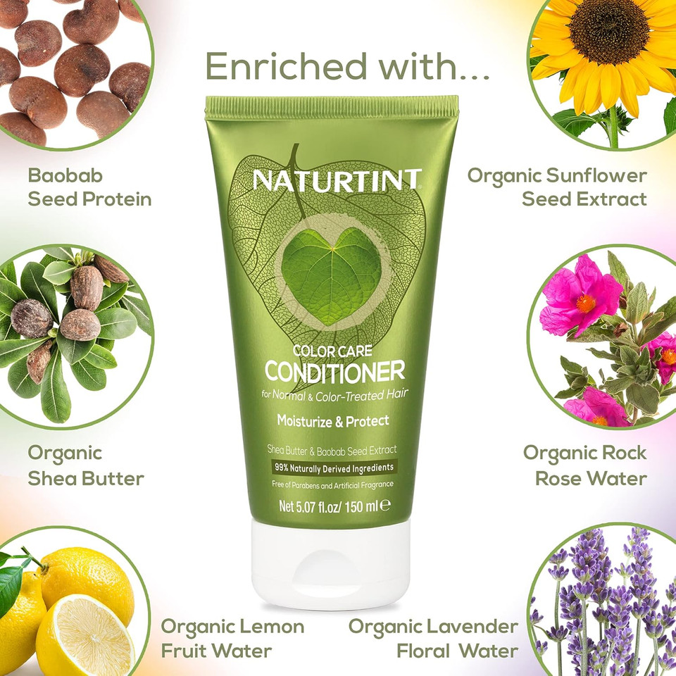 Naturtint Color Care Conditioner For Color-Treated, Dry, Or Normal Hair, Formulated To Retain Vibrancy Without Parabens, Sodium Lauryl Sulfate Or Sodium Laureth Sulfate