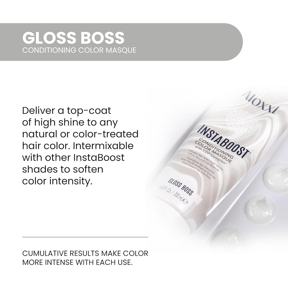 Aloxxi Instaboost Color Depositing Conditioner Mask  Instant Temporary Hair Color Dye - Hair Color Masque For Deep Conditioninggloss Boss