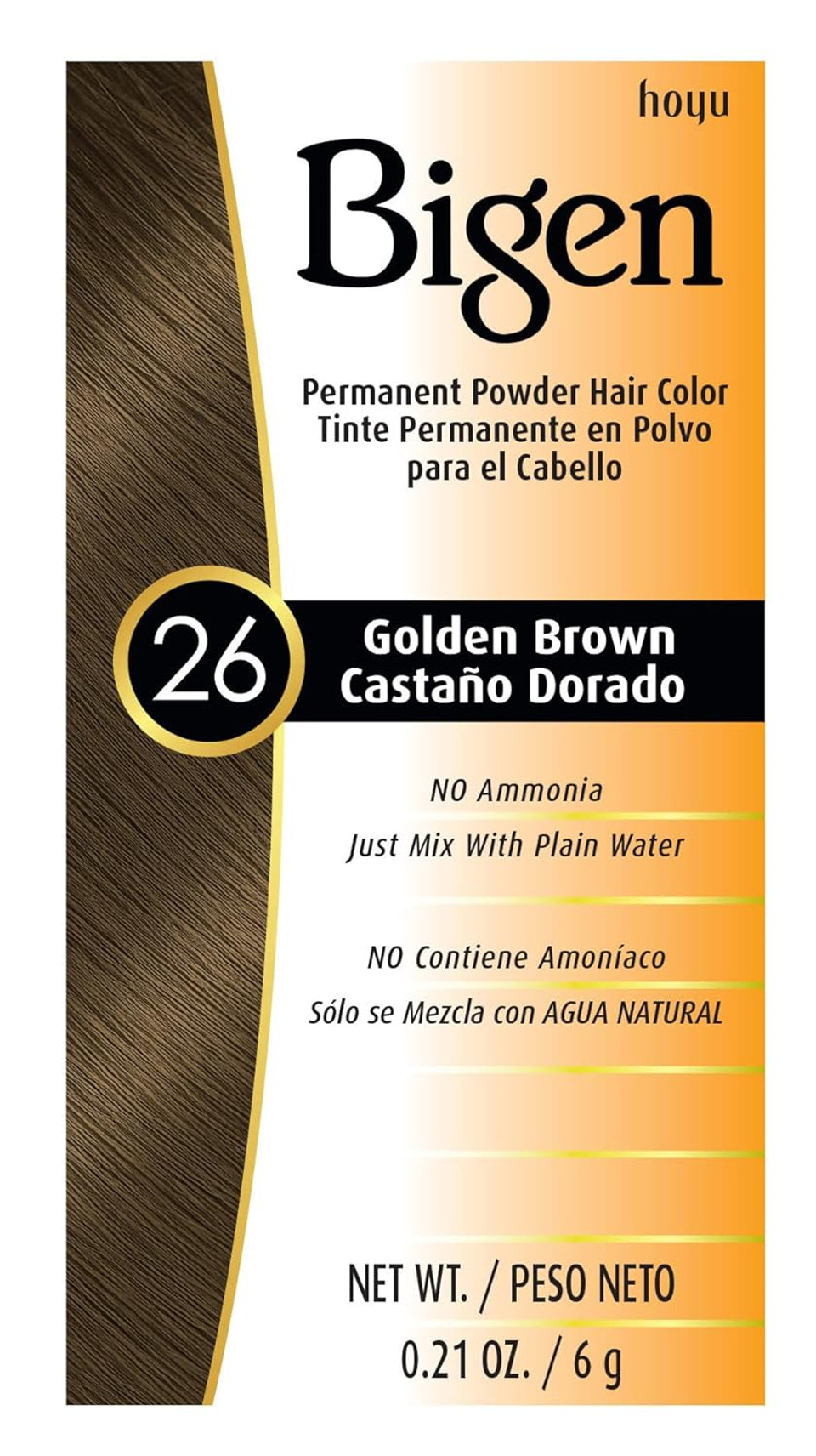 26 Golden Brown Bigen Permanent Powder (6 Pack)