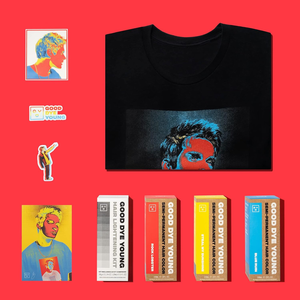 Good Dye Young X Awsten Hair Dye Kit  (Small, Tri-Color)Tri-Color