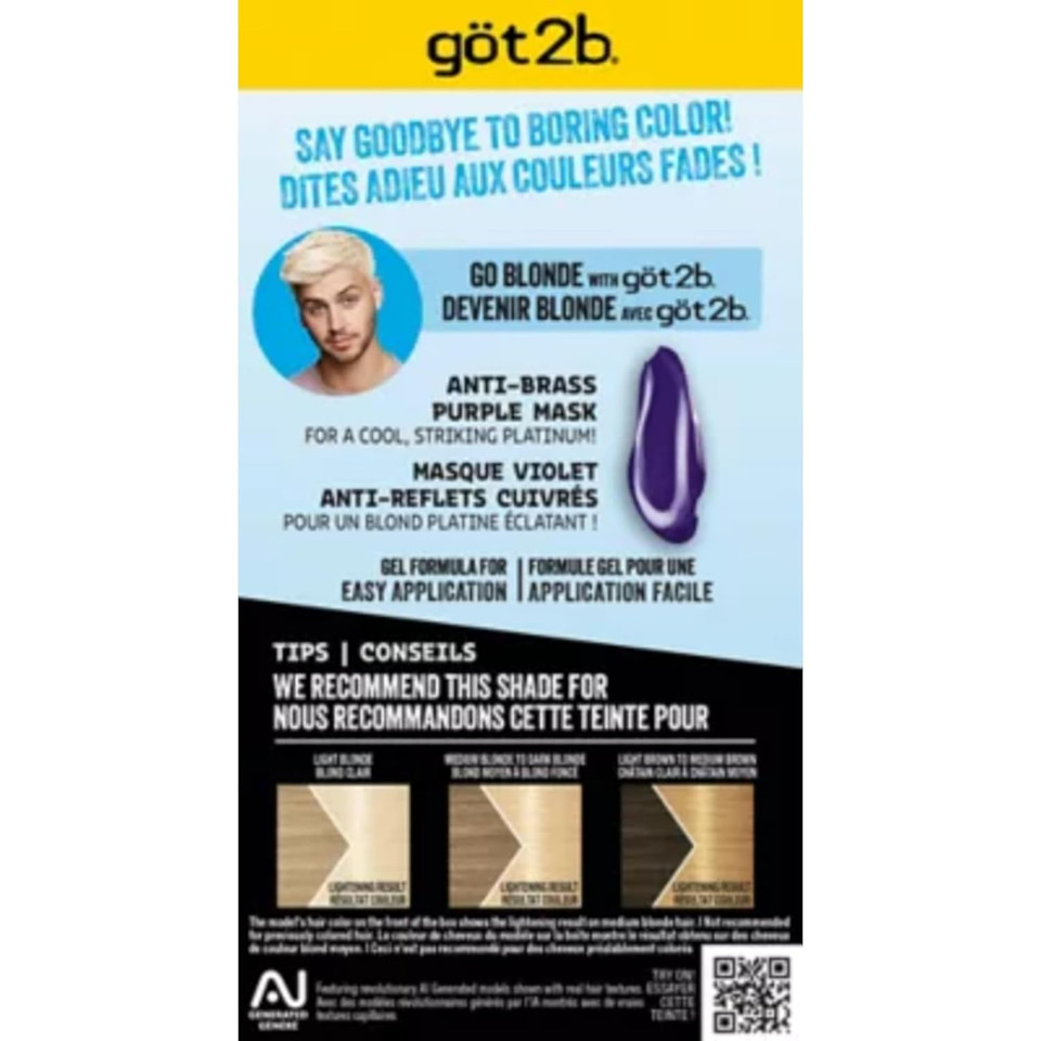 Got2B Bleach It Permanent Hair Color, 00A Ultra Platinum