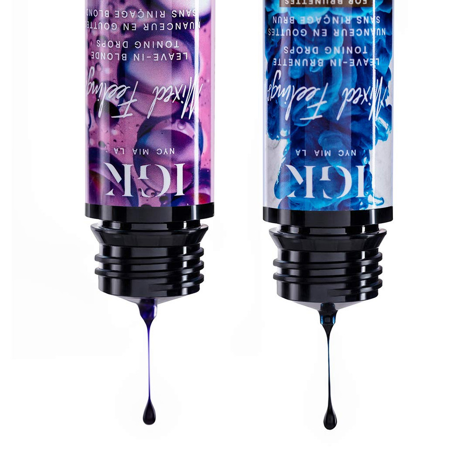 Igk Mixed Feelings Leave-In Blonde Toning Drops | Brighten + Neutralize Brass | Vegan + Cruelty Free | 1 Oz