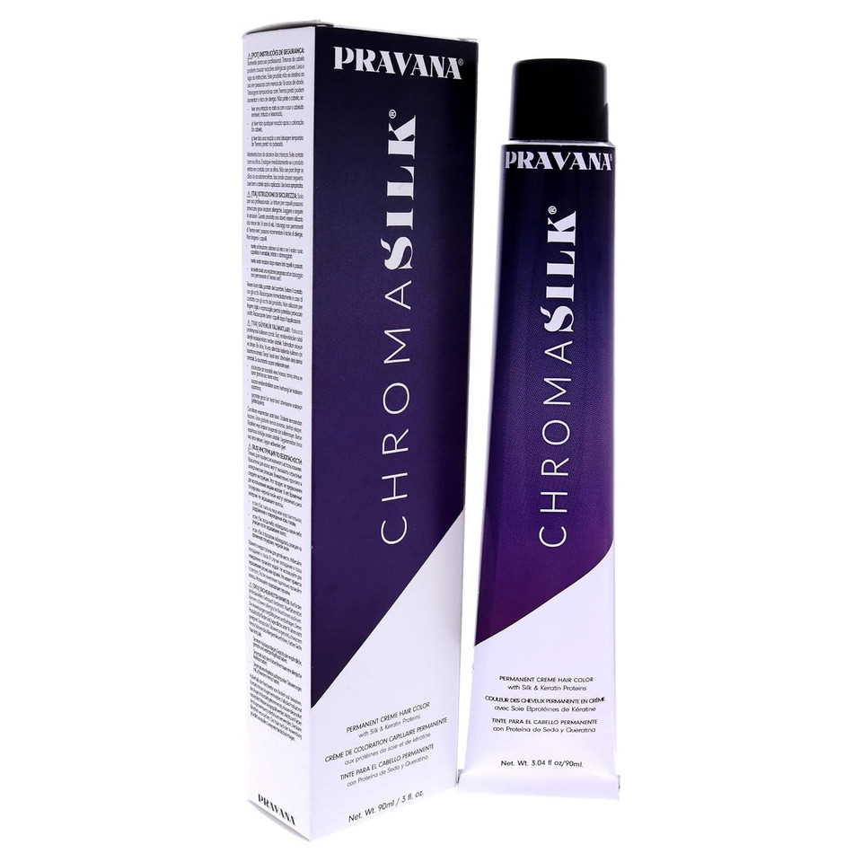 Pravana Chromasilk Creme Hair Color - 6.5 Dark Mahogany Blonde Unisex Hair Color 3 Oz