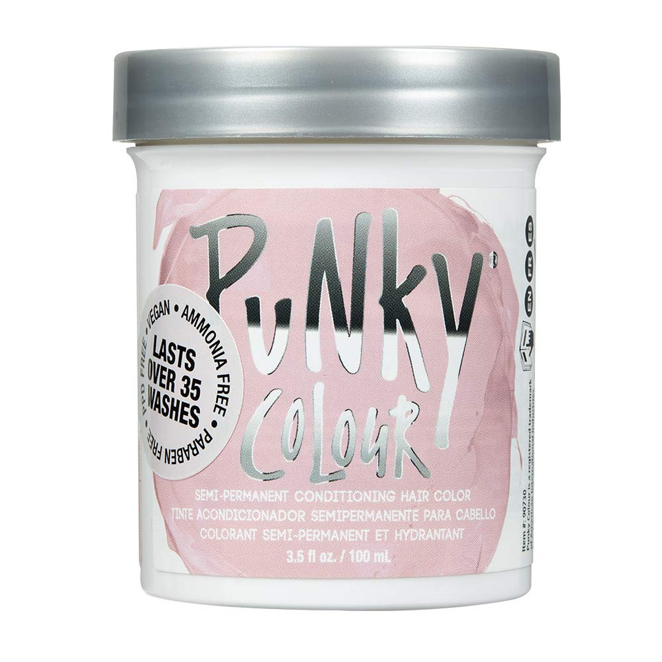 Punky Cotton Candy Semi Permanent Conditioning Hair Color, Vegan, Ppd And Paraben Free, Lasts Up To 35 Washes, 3.5Ozcotton Candy