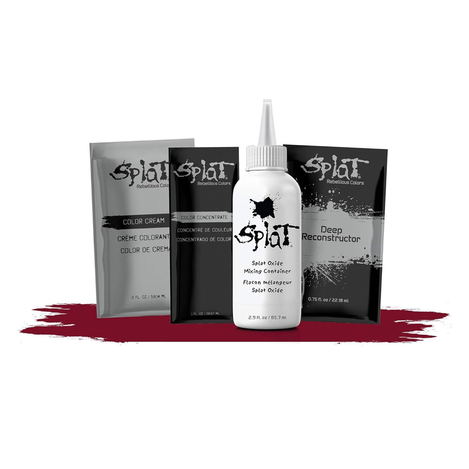 Splat Plum Siren Double Lift Permament Hair Dye Kit For Brunettes