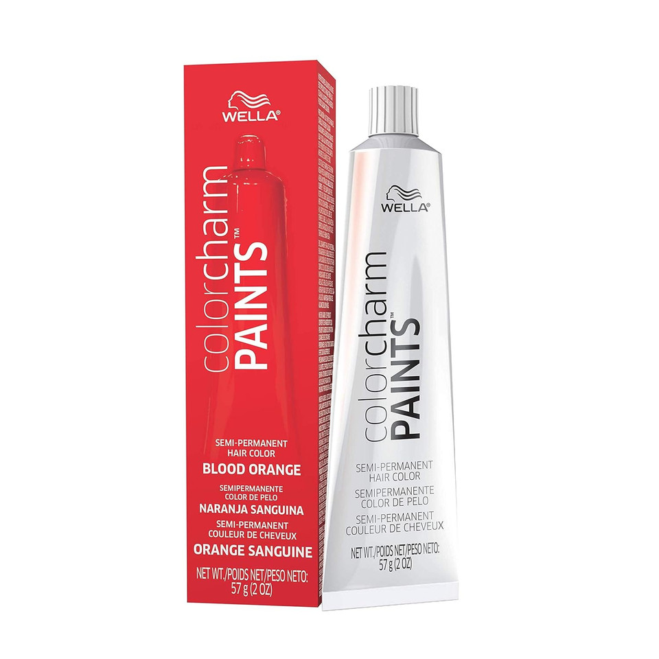 Wella Color Charm Paints, Semi-Permanent Hair Dye, Long-Lasting Temporary Hair Color, Intermixable Shades, Ammonia Free, Parabens Free, Vibrant Color Shadesblood Orange2 Ounce (Pack Of 1)