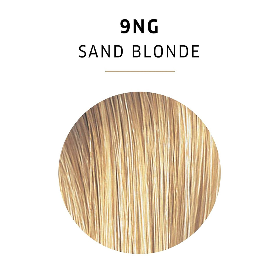 Wella Colorcharm Permanent Gel, Hair Color For Gray Coverage, 9Ng Sand Blonde