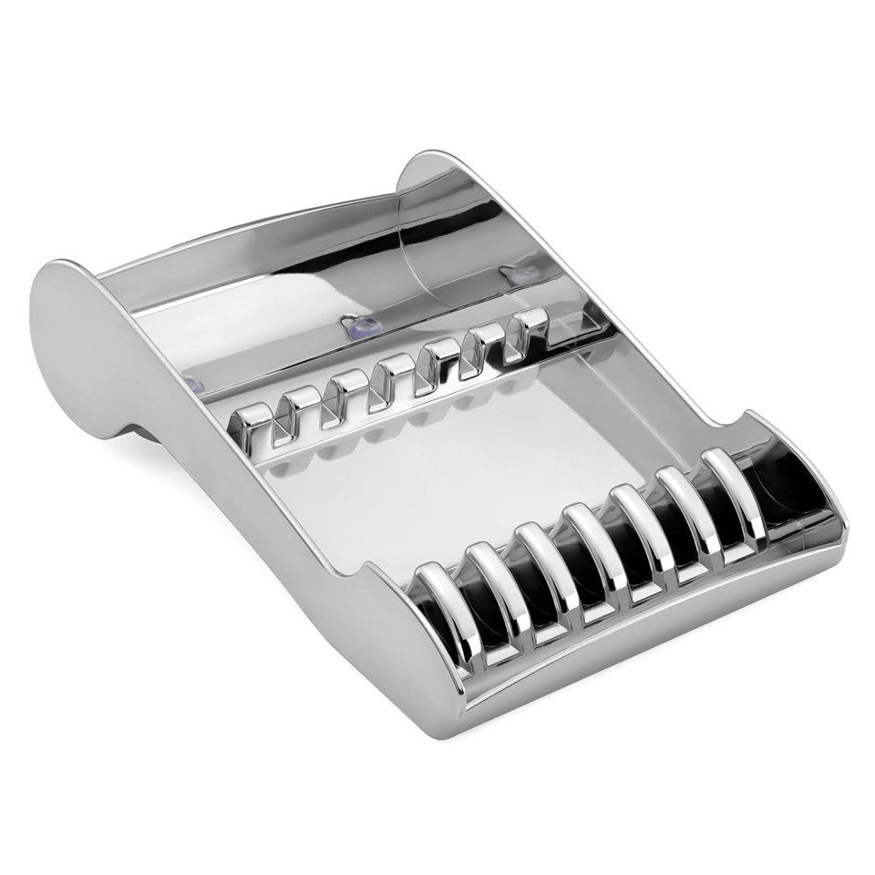 Salon Scissors Holder Racksegbeauty Hair Salon Shear Holder For Stylist, Professional Barber Shop Hair Cutting Scissors Organizer For Hairdressers, Scissors Storage Tray Barber Shear Accessorysilver