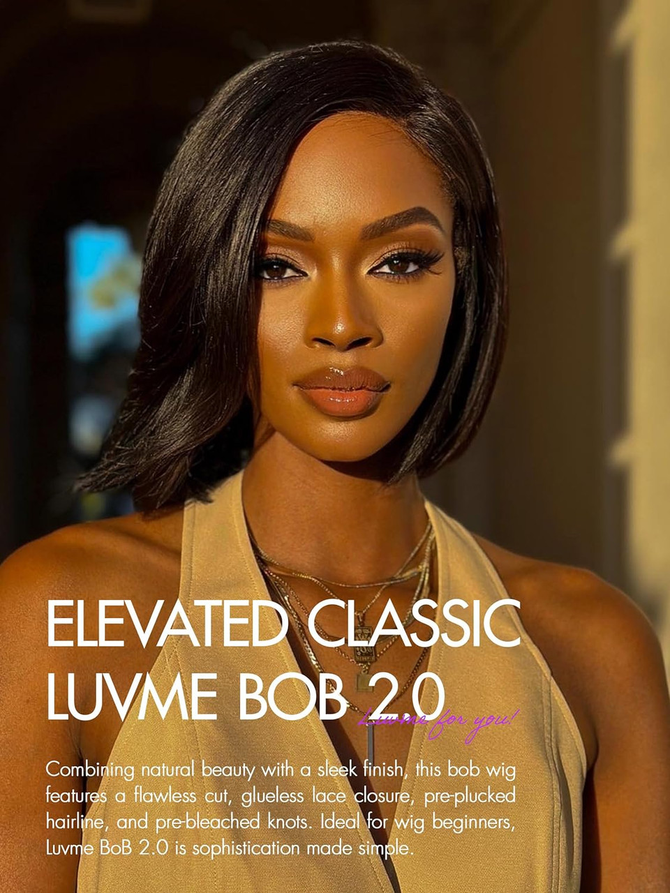Luvme Hair 8'' Blunt Cut Bob Wig Human Hair Pre Cut Glueless Hd Lace Closure Wig Pre Plucked Mature Boss Side Parted Straigh Human Hair Short Wigs For Womenblunt Cutside Partshort Bob Wig8 Inch