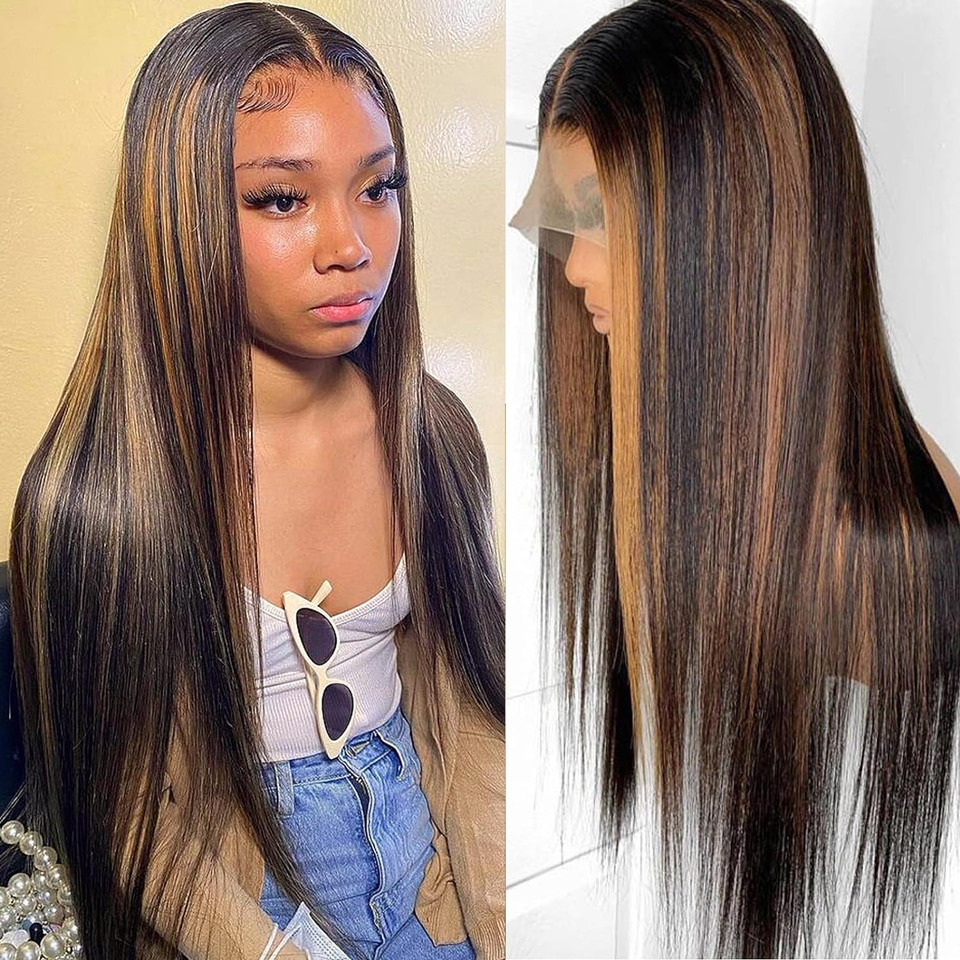 Onechuly Highlight Lace Front Wig Human Hair 200% Density 1B/30 13X4 Full Lace Front Wigs Human Hair Glueless Pre Plucked With Baby Hair Balayage Ombre Straight Hd Transparent Lace Front Wig 24 Inchhighlight Ombre 1B/3024 Inch Onechuly Highlight Lace Front Wig Human Hair 200% Density 1B/30 13X4 Full Lace Front Wigs Human Hair Glueless Pre Plucked With Baby Hair Balayage Ombre Straight Hd Transparent Lace Front Wig 24 Inchhighlight Ombre 1B/3024 Inch