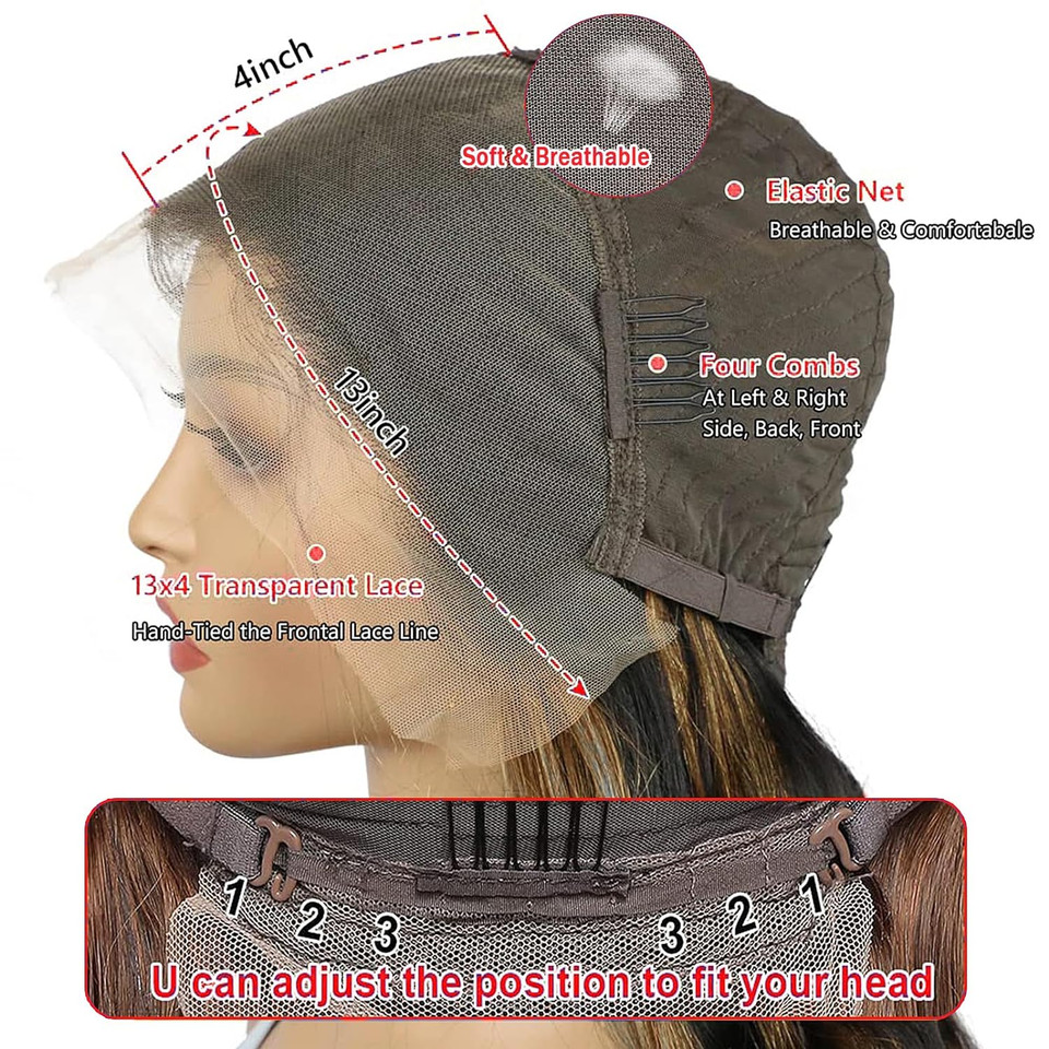 Onechuly Highlight Lace Front Wig Human Hair 200% Density 1B/30 13X4 Full Lace Front Wigs Human Hair Glueless Pre Plucked With Baby Hair Balayage Ombre Straight Hd Transparent Lace Front Wig 24 Inchhighlight Ombre 1B/3024 Inch Onechuly Highlight Lace Front Wig Human Hair 200% Density 1B/30 13X4 Full Lace Front Wigs Human Hair Glueless Pre Plucked With Baby Hair Balayage Ombre Straight Hd Transparent Lace Front Wig 24 Inchhighlight Ombre 1B/3024 Inch