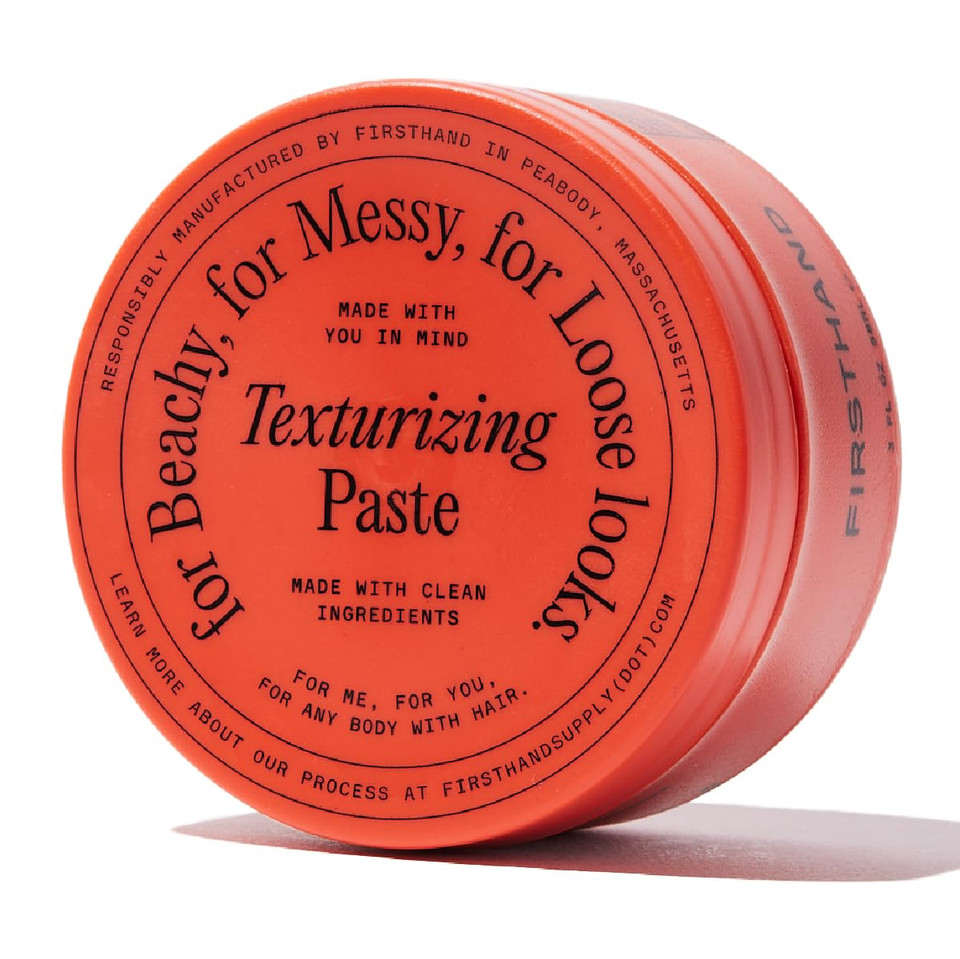 Firsthand Supply Texturizing Paste - Clean & Non-Toxic Hair Care Ingredients - For Textured, Messy & Relaxed Hair Styles - 3Oz (88Ml)