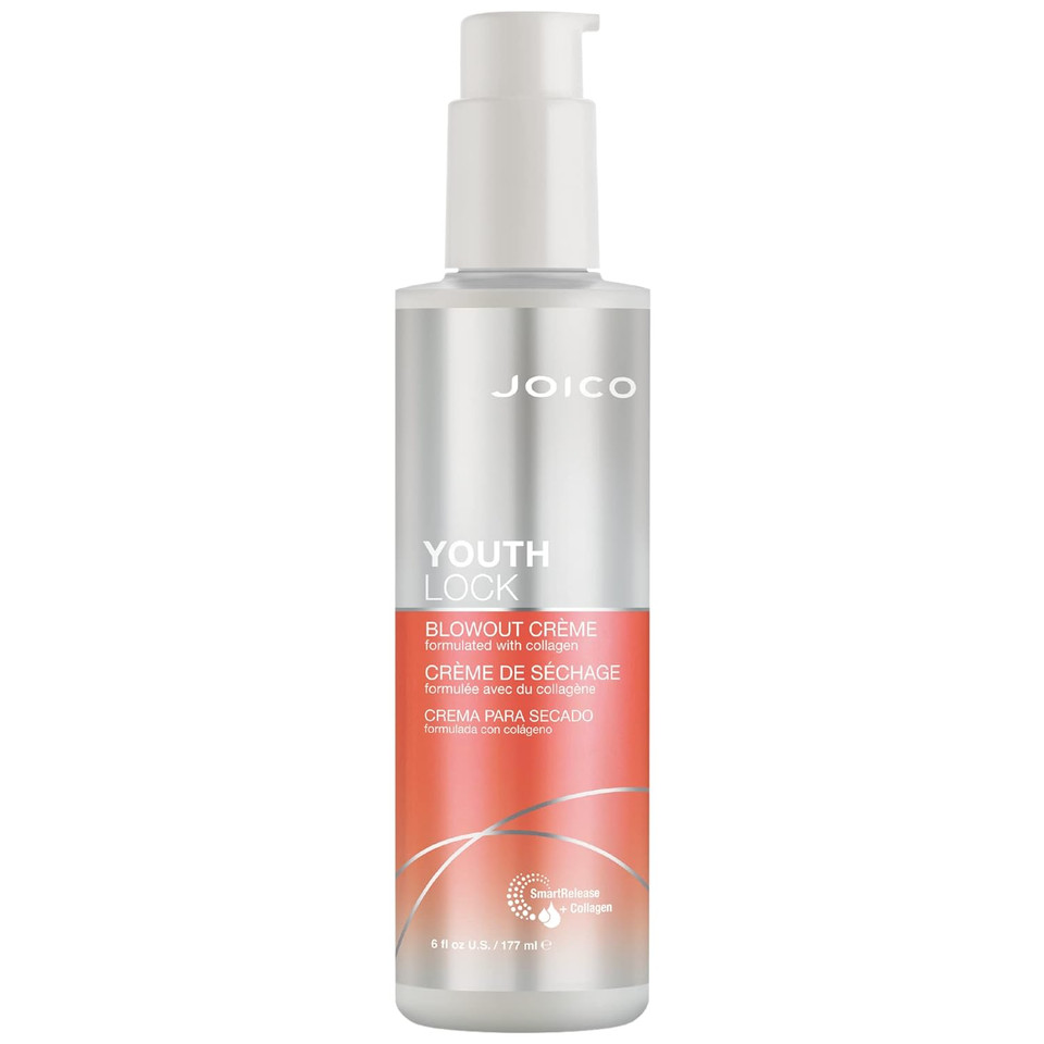 Joico Youthlock Blowout Crã£Â¨Me Formulated With Collagen | Youthful Body & Bounce | Strengthen & Protect | Reduce Breakage & Frizz | Soften & Detangle Hair | Boost Shine | Sulfate Free | With Arginine6 Fl Oz (Pack Of 1)
