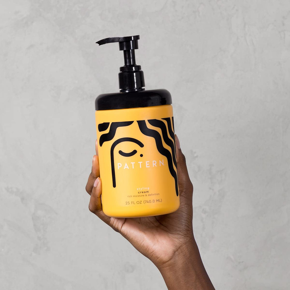 Pattern Beauty By Tracee Ellis Ross Styling Cream - Hold & Definition For Curly Hair 3B-4C, 25 Fl Oz