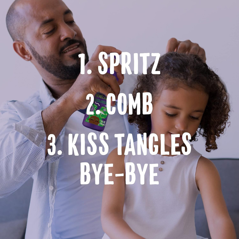 Aussie Kids Moist Detangler For Kids, Sulfate Free And Paraben Free, 8 Fl Oz, Triple Pack