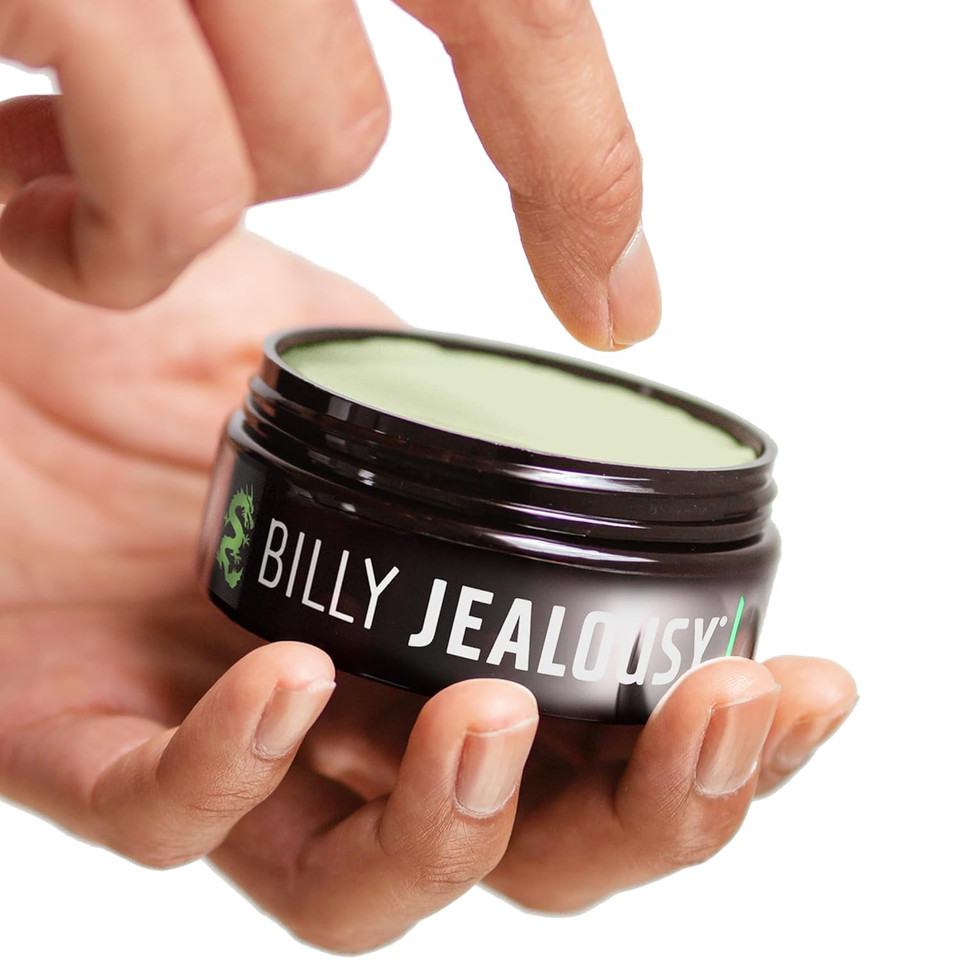 Billy Jealousy Ruckus Hair Forming Cream For Men With Strong Hold And High Shine, Reworkable, Natural Looking, Water Soluble Styling Product