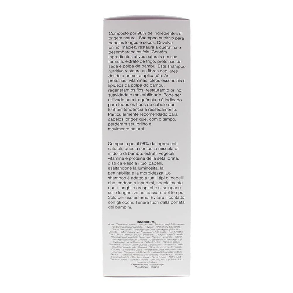 Leonor Greyl Paris - Shampooing Creme Moelle De Bambou - Hydrating Shampoo For Long, Dry, Or Frizzy Hair - Natural Anti-Frizz Shampoo (6.7 Fl Oz)
