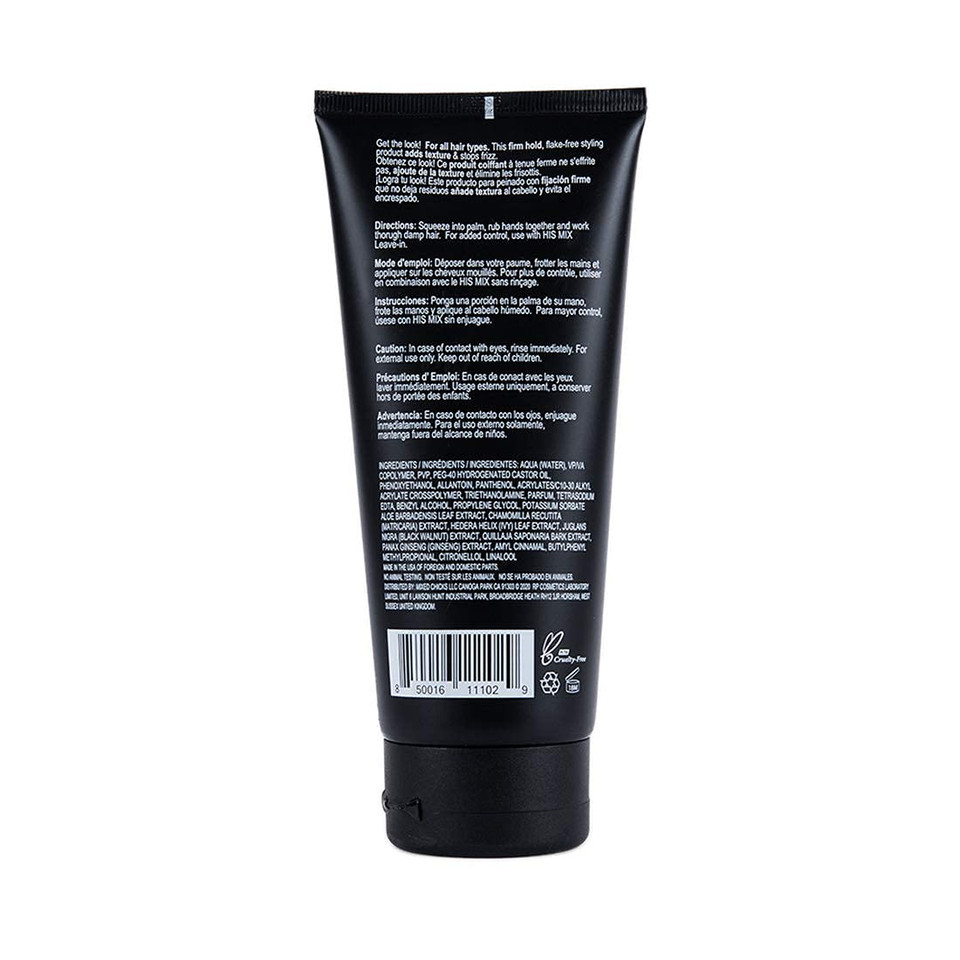 Mixed Chicks His Mix Shine Finisher Firm Hold Hair Styling Gel For Men, 6 Fl. Oz. / 177 Ml