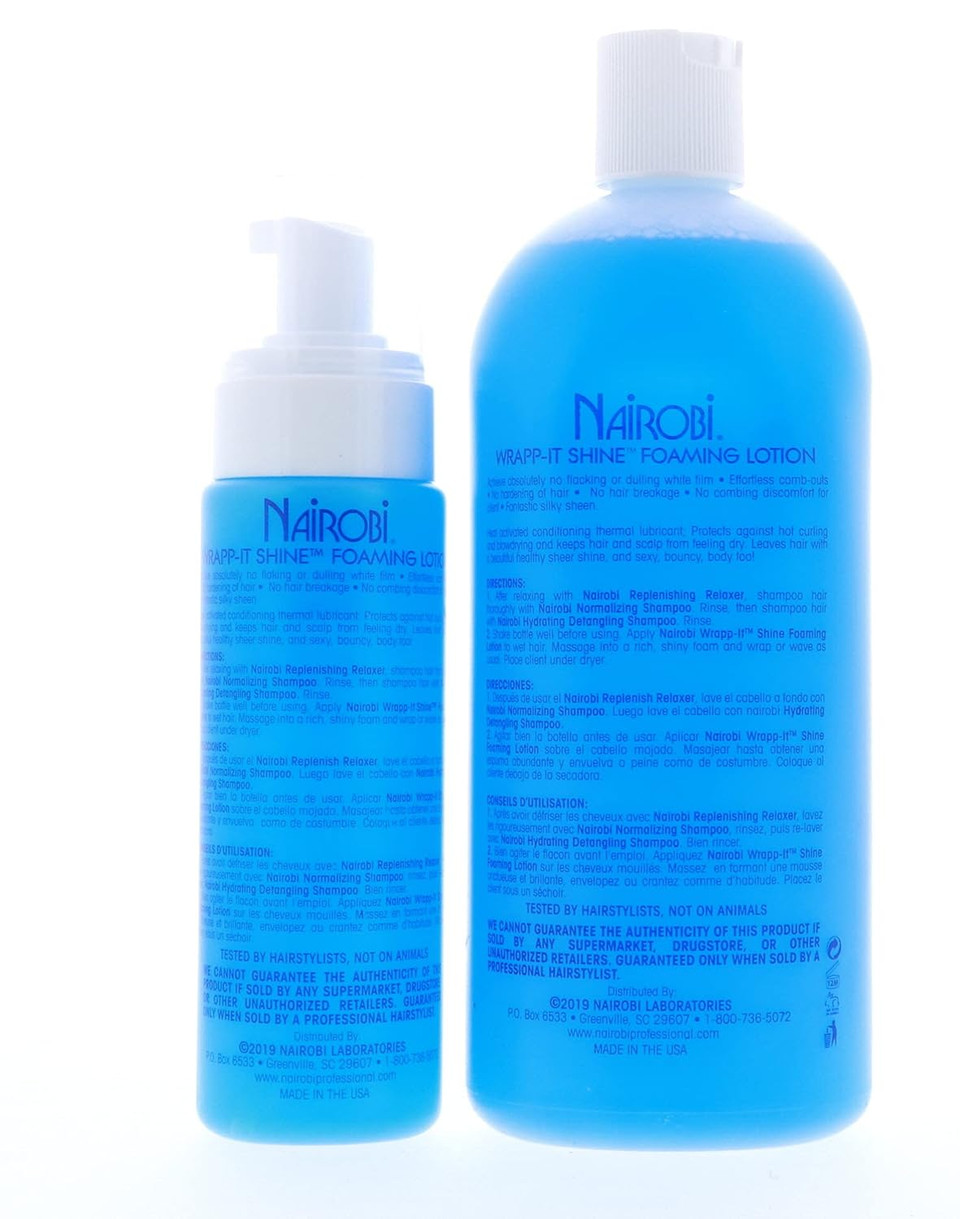 Nairobi Wrapp-It Shine 32Oz+8Oz "Combo"