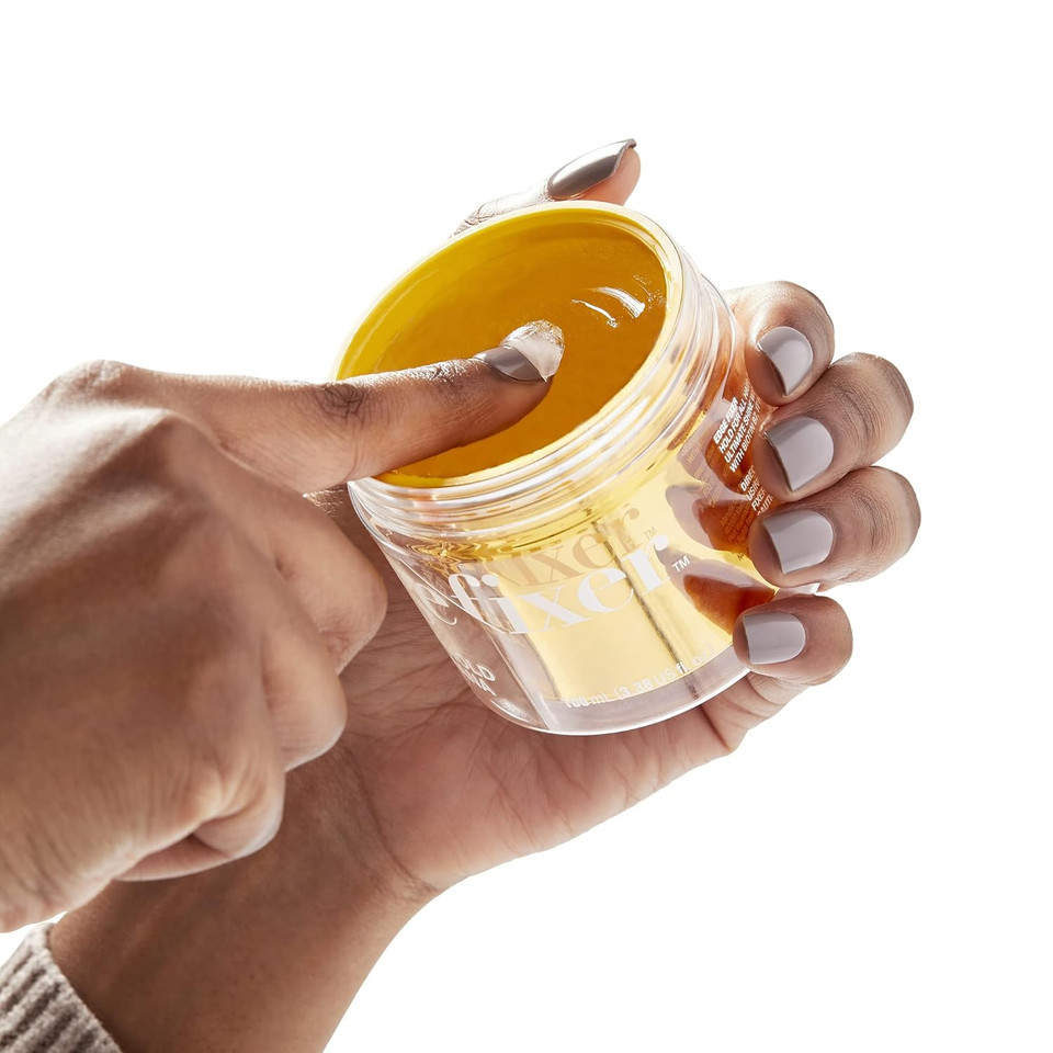 Red By Kiss Edge Fixer Hair Shine Gel, 24 Hour Max Hold, Non-Flaking, Biotin B7 Infused, Natural Styling, Professional Edge Control Wax, Perfect For Braiding (Lemon Drop)