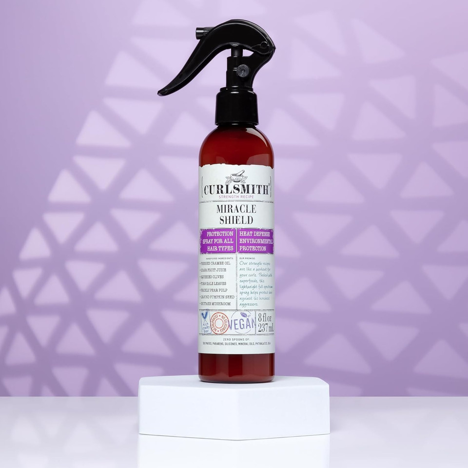 Curlsmith - Miracle Shield, Protein-Rich Hair Protection Spray for All Curl and Hair Types (59ml/2 fl oz)