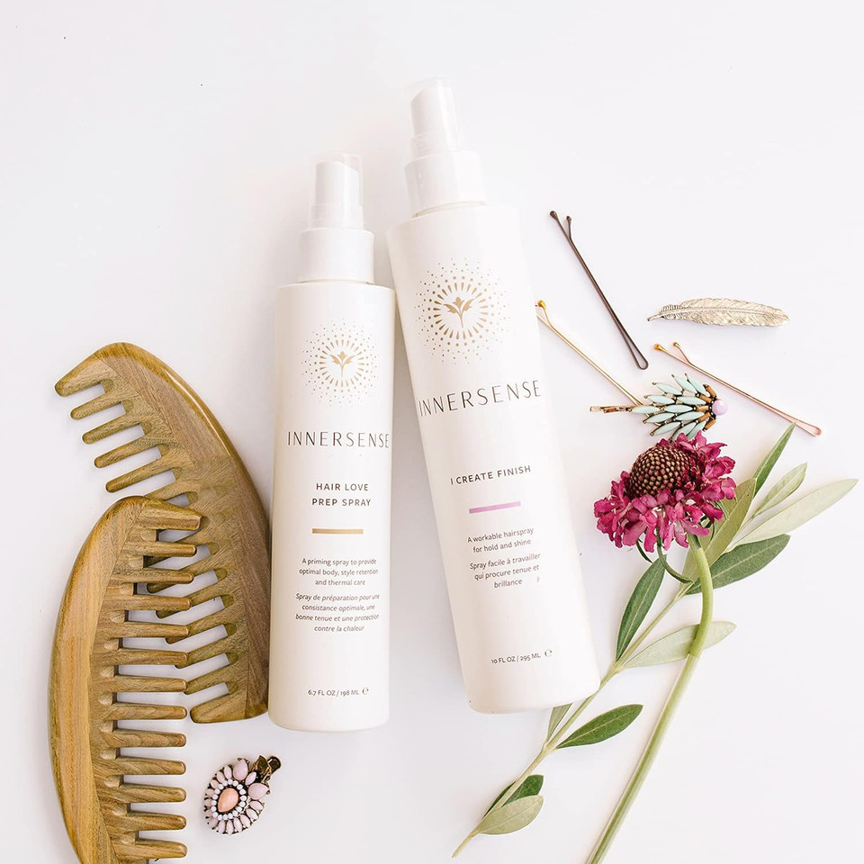 Innersense Organic Beauty - Natural Hair Love Prep Spray For Body, Style Retention + Thermal Care | Non-Toxic, Cruelty-Free, Clean Haircare (Full Size, 6 Fl Oz | 198 Ml)6.7 Fl Oz (Pack Of 1)