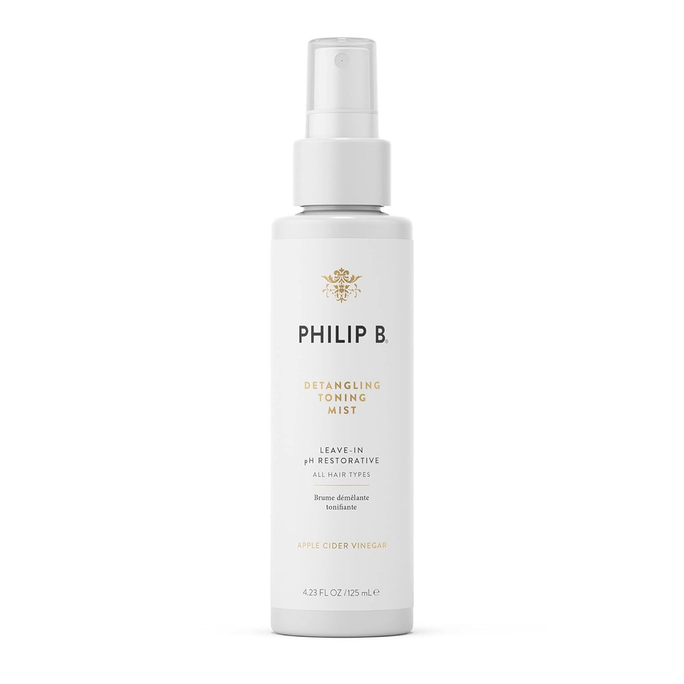 Philip B Detangling Toning Mist Ph Restorative 4.23 Oz. (125 Ml) | Un-Tease Tangles, Leaves Hair Glossy, Smooth And Frizz-Free