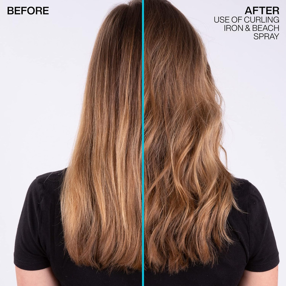 Redken Beach Spray Texturizing Hairspray | Sea-Salt Free Spray | Adds Instant Texture And Volume | Hair Spray For Effortless Beachy Waves And Curls | For All Hair Types