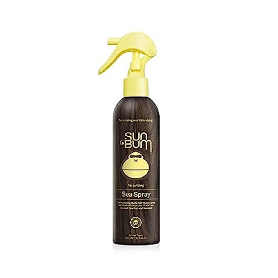 Sun Bum Sea Spray|Texturizing And Volumizing Sea Salt Spray | Uv Protection With A Matte Finish | Medium Hold | For All Hair Types | 6 Fl Oz Bottle, Clear (80-41025)
