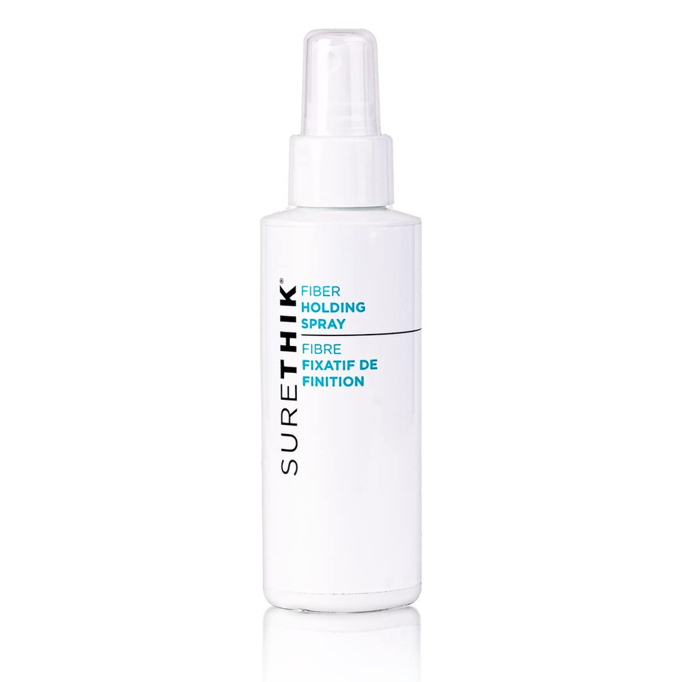 Surethik Fiber Holding Spray - Light Citrus Scent - Lightweight Finishing Spray For Fine Hair - Extra Strong Hold For Thinning Hair - Ideal For Men & Women (3.4Oz)