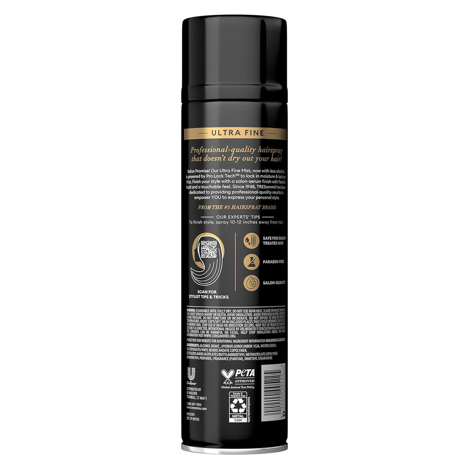 Tresemmã£Â© Ultra Fine Mist Hairspray Pack Of 6 For 24-Hour Frizz Control With Pro Lock Tech 11 Oz11 Ounce (Pack Of 6)