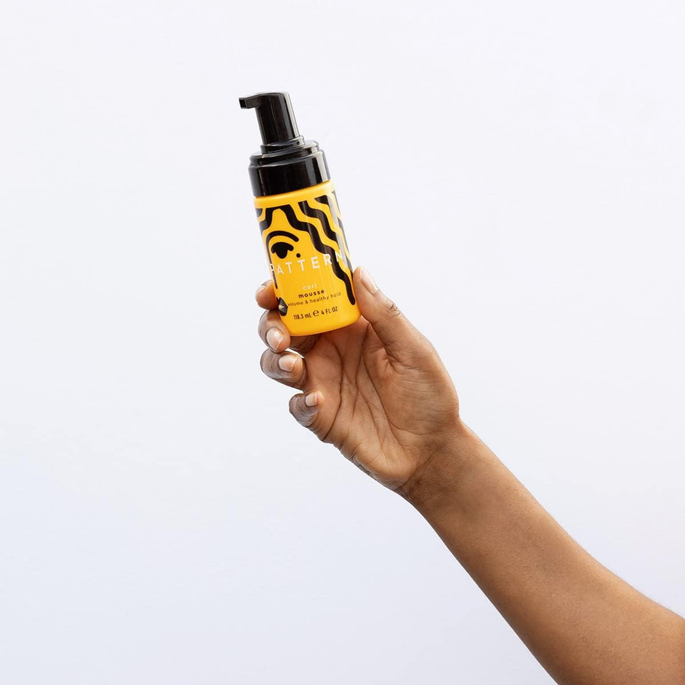 Pattern Beauty By Tracee Ellis Ross Mini Curl Mousse 4 Oz. - Volume And Hold For Curly Hair 3A-4C, Travel Size4.00 Fl Oz (Pack Of 1)