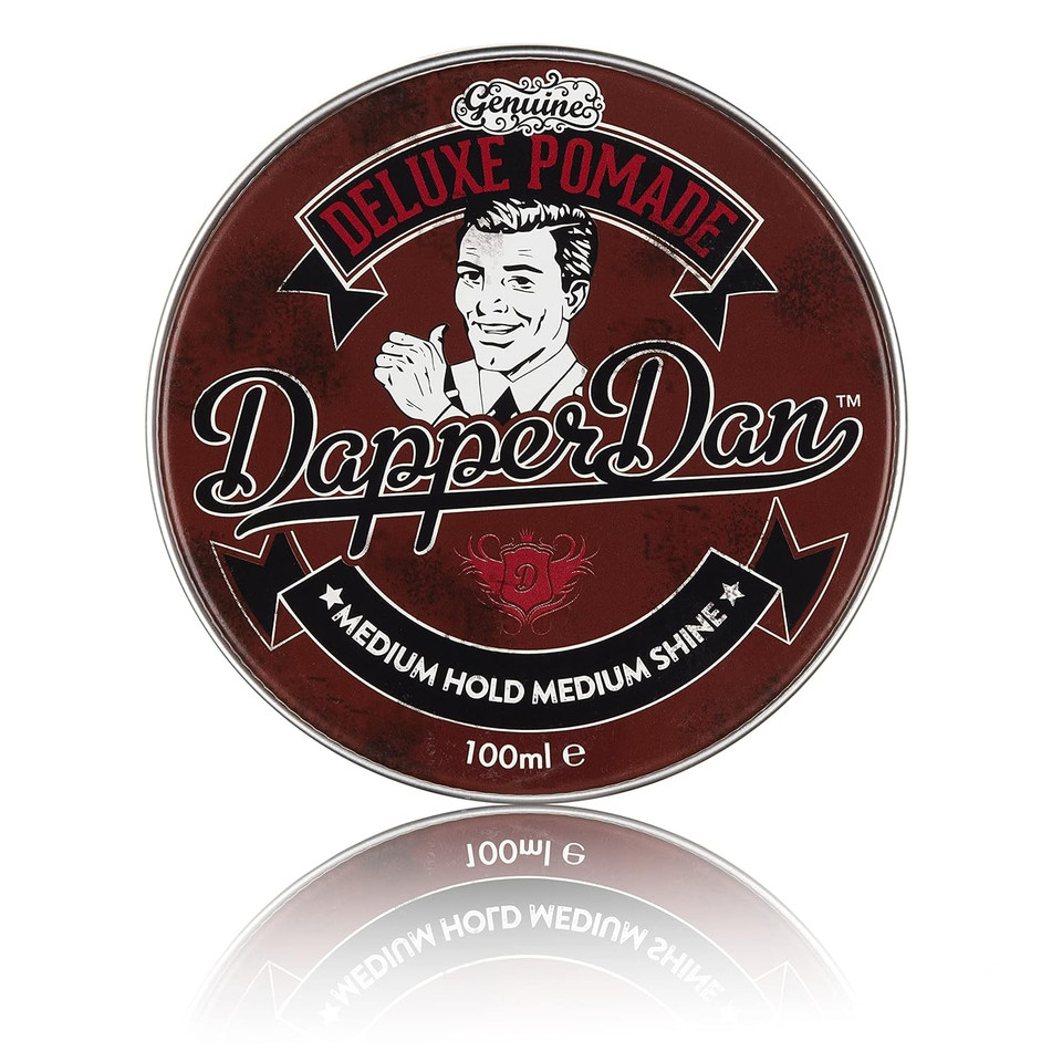 Deluxe Pomade By Dapper Dan, Medium Hold Medium Shine, No Greasiness Or Flakiness, Citrus & Vanilla Fragrance 100Ml3.38 Fl Oz (Pack Of 1)